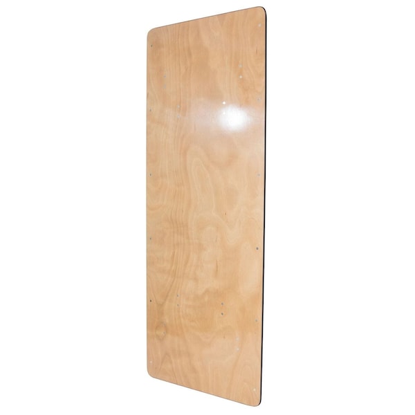 Atlas Commercial Products Titan Series Wood Folding Table, 6 ft x 40 Banquet, Vinyl Edge WFT5-4072 - main